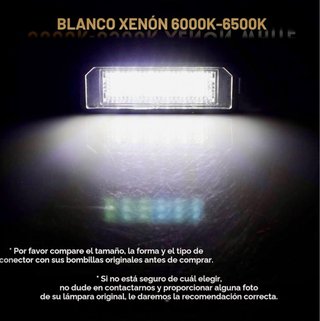 Kit Luces LED Matrícula Golf 7 / MK7 WinPower