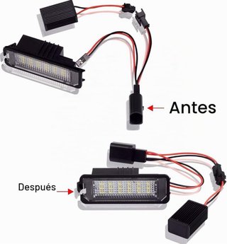 Kit Luces LED Matrícula Golf 7 / MK7 WinPower