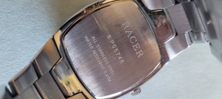 Reloj Cronógrafo RACER Acero Caballero Negro