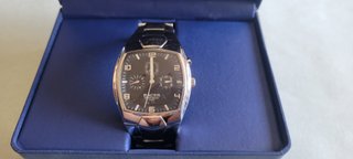 Reloj Cronógrafo RACER Acero Caballero Negro