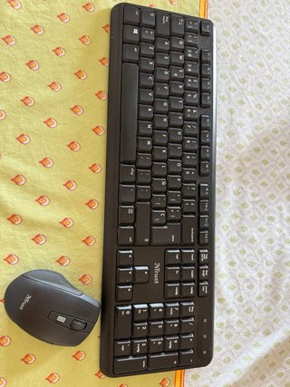 Teclado y ratón inalámbricos Trust. He perdido USB