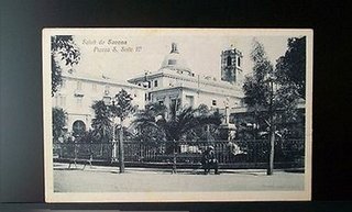 SAVONA: saluti da savona - Piazza S.Sisto IV 1925