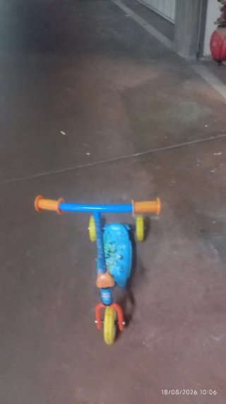 Patinete infantil 3 ruedas azul