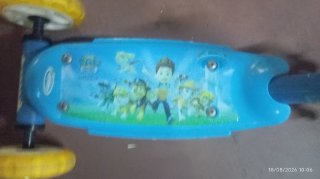 Patinete infantil 3 ruedas azul