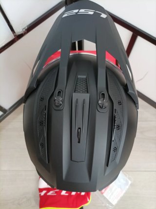 Casco LS2 Pioneer II Negro Mate Talla XXL