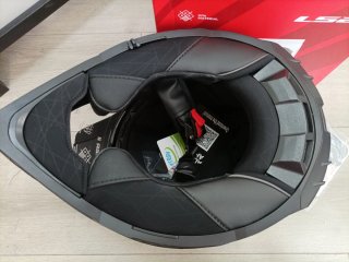 Casco LS2 Pioneer II Negro Mate Talla XXL