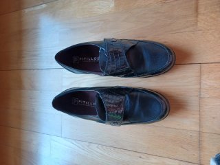 Zapatos mujer Caliche Negros Cocodrilo Talla 37
