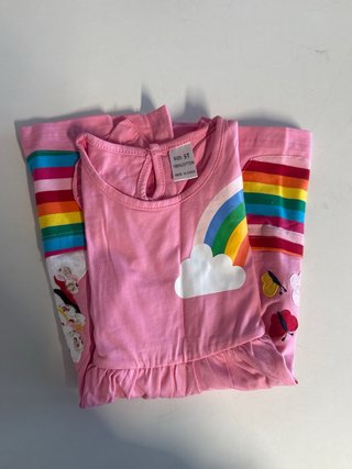 Vestito bambina unicorno arcobaleno