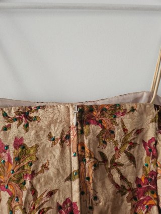 Top Corsé Vintage Pedrería Talla 44