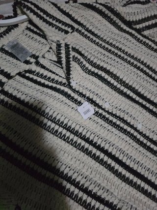 Camisa de rayas de punto