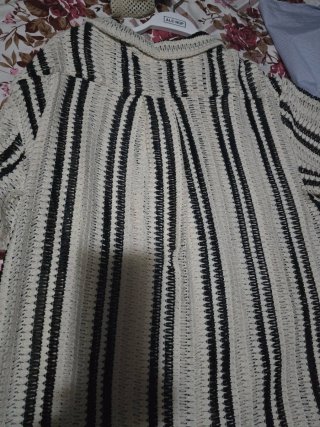 Camisa de rayas de punto