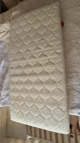 Cuna de bebé blanca DOCO 120 x 60 cm