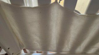 Cuna de bebé blanca DOCO 120 x 60 cm