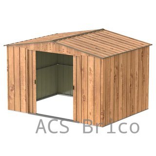 Caseta Metálica Top Hércules 233x321x209 cm - Duramax