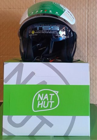 Casco Moto Nat Hut ORIGINAL NUEVO!!