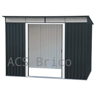 Caseta Metálica Top Shed Pent Roof Antracita 173x263x201 cm - Duramax