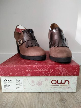 Botines Own Talla 38 Marrón