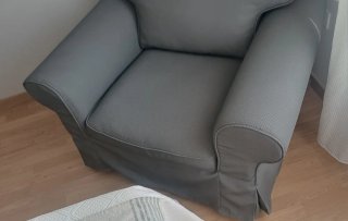 Sillón de 1 plaza Ikea gris