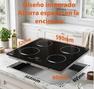Placa Inducción Topwish 7200W Nueva