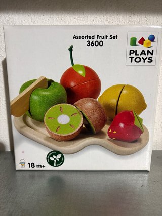 Set de frutas de madera