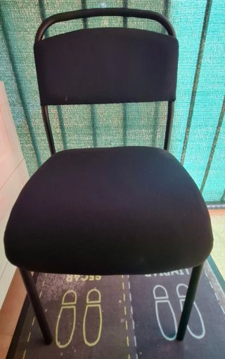 Juego de 2 sillas de comedor beige