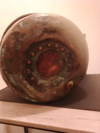 3 Calderos Antiguos de Cobre
