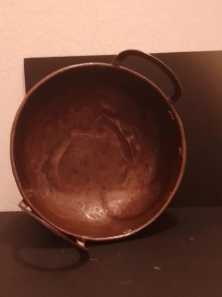 3 Calderos Antiguos de Cobre