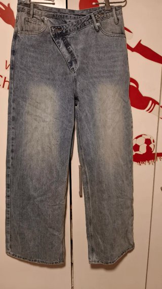 Pantalones vaqueros anchos azules