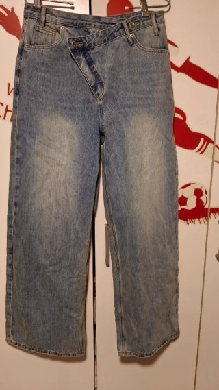 Pantalones vaqueros anchos azules