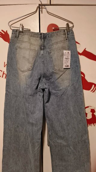 Pantalones vaqueros anchos azules