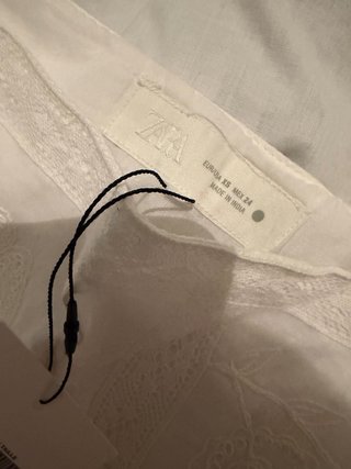 Pantalón bombacho bordado Zara Talla xs