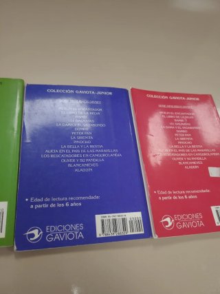 Lote 3 libros Disney