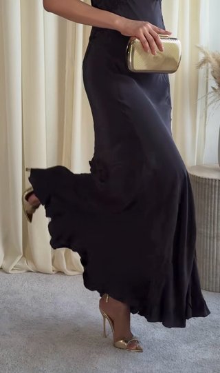 Vestido largo Zara bordados Talla S