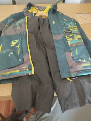 Chaqueta y mono de nieve Wedze multicolor