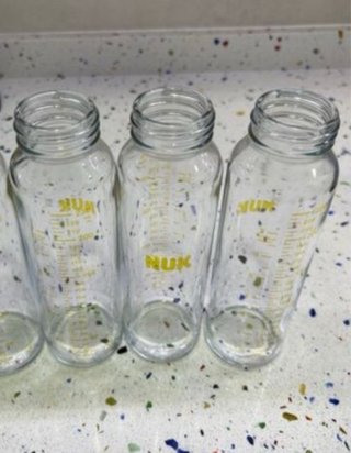 3 Biberones Nuk Cristal 230ml