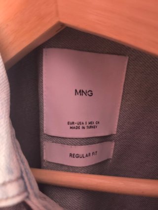 Sobrecamisa vaquera Mango Talla M