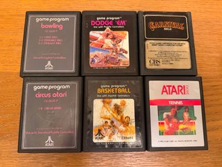 Atari 2600 + 35 juegos, 3 joysticks, paddle