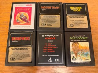 Atari 2600 + 35 juegos, 3 joysticks, paddle