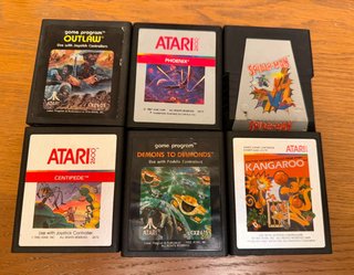 Atari 2600 + 35 juegos, 3 joysticks, paddle