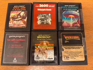 Atari 2600 + 35 juegos, 3 joysticks, paddle
