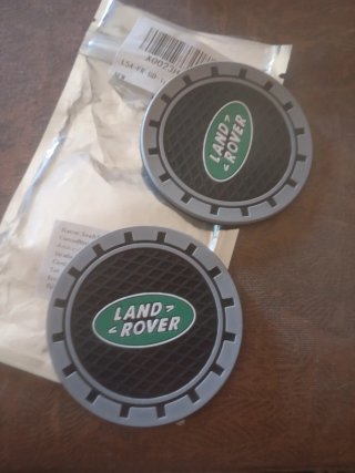 2 Alfombrillas Posavasos Land Rover