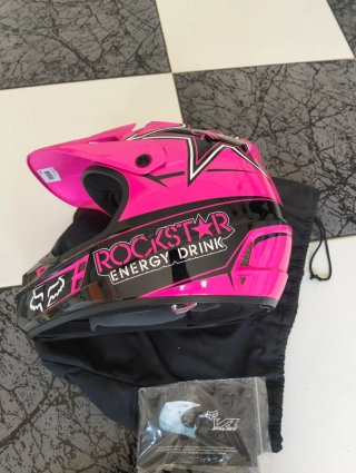 Casco Fox Rockstar con Gafas Nuevo