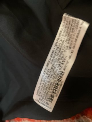 Chaqueta Zara cuadros marrón y naranja