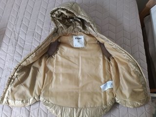 Chaleco dorado niña talla 4-5
