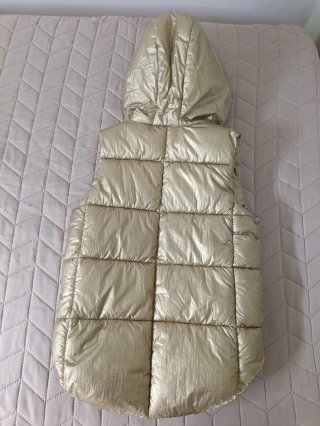 Chaleco dorado niña talla 4-5
