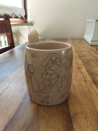 Tazza Disney Grumpy con cucchiaino