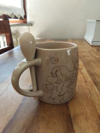 Tazza Disney Grumpy con cucchiaino