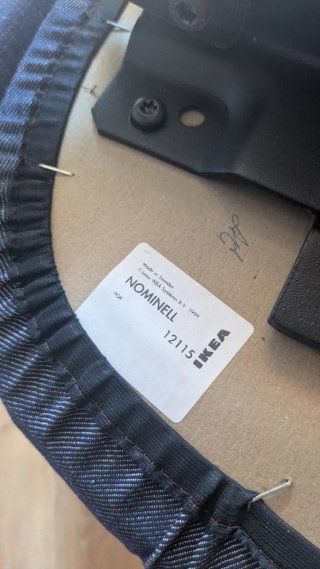 Silla Ikea Nominell estilo tejano.