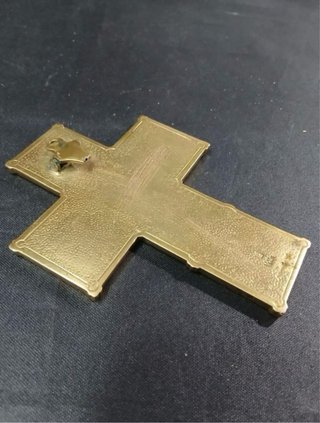 Cruz de bronce esmaltada Luis Valles