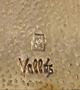 Cruz de bronce esmaltada Luis Valles